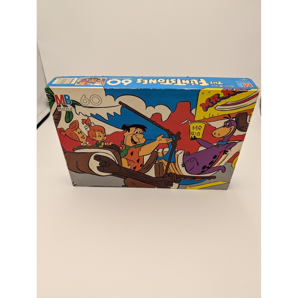 Vintage 1991 Milton Bradley The Flintstones‎ 60 Piece Jigsaw Puzzle 4289-4